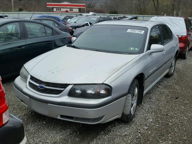 2G1WH55K019121198 - 2001 CHEVROLET IMPALA LS SILVER photo 2