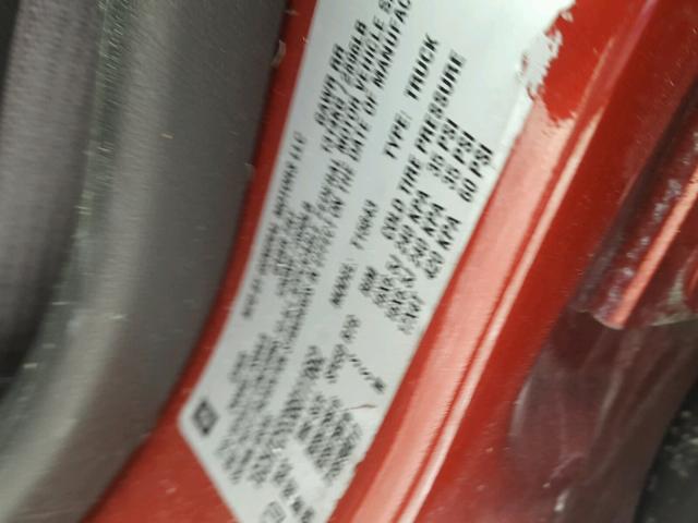 1GCHTCFE3B8111662 - 2011 CHEVROLET COLORADO L RED photo 10