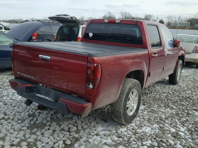 1GCHTCFE3B8111662 - 2011 CHEVROLET COLORADO L RED photo 4