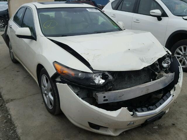 JH4CU2F65AC032594 - 2010 ACURA TSX WHITE photo 1