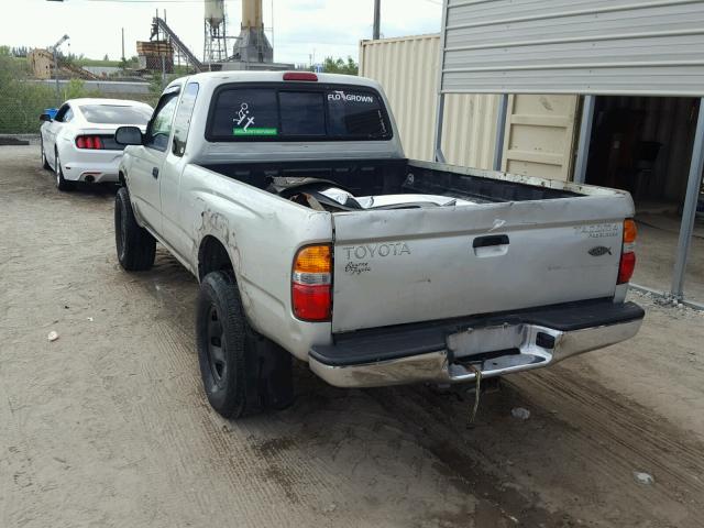 5TESM92N32Z076986 - 2002 TOYOTA TACOMA XTR SILVER photo 3