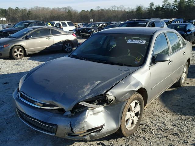 2G1WT58K569155865 - 2006 CHEVROLET IMPALA LT GRAY photo 2