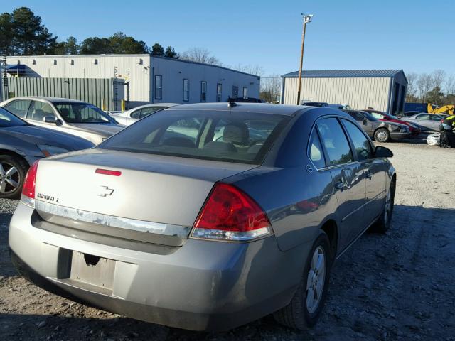 2G1WT58K569155865 - 2006 CHEVROLET IMPALA LT GRAY photo 4