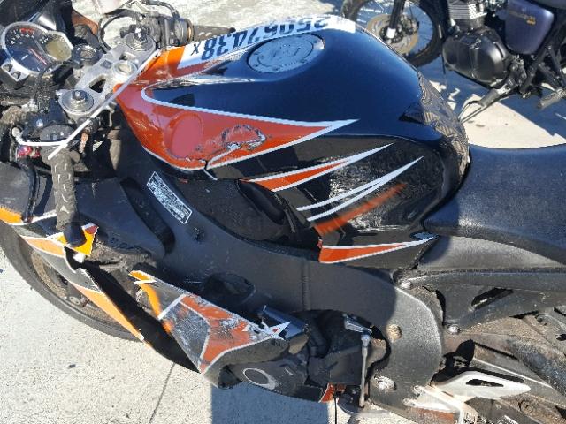 JH2SC590X8M001894 - 2008 HONDA CBR1000 RR ORANGE photo 7