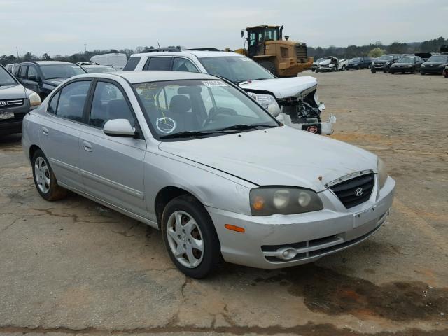 KMHDN46D44U718617 - 2004 HYUNDAI ELANTRA GL SILVER photo 1