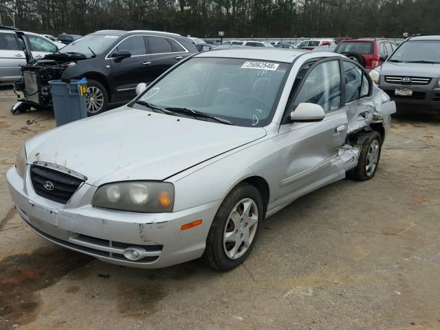 KMHDN46D44U718617 - 2004 HYUNDAI ELANTRA GL SILVER photo 2