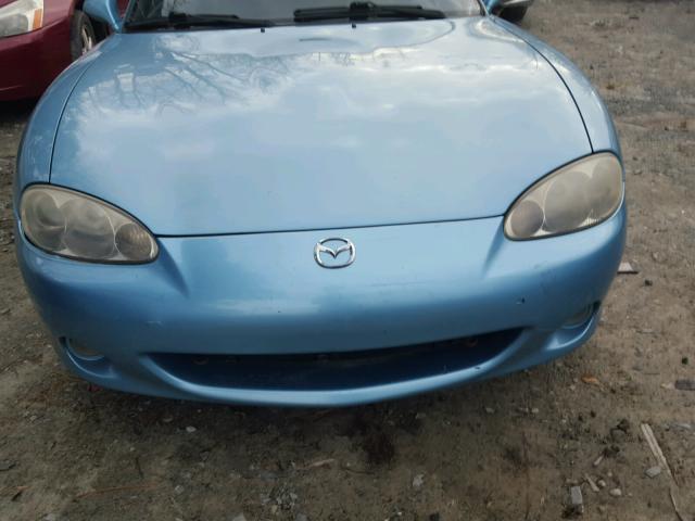 JM1NB353510207909 - 2001 MAZDA MX-5 MIATA BLUE photo 9