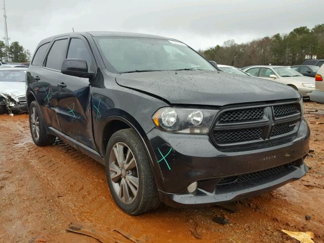 1C4RDHAG1DC679383 - 2013 DODGE DURANGO SX BLACK photo 1