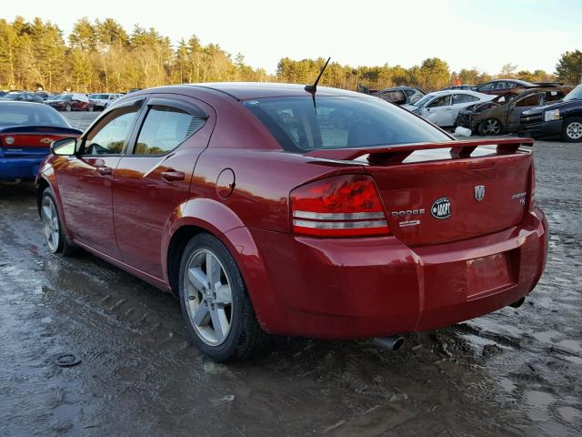 1B3LC76V59N523788 - 2009 DODGE AVENGER R/ RED photo 3