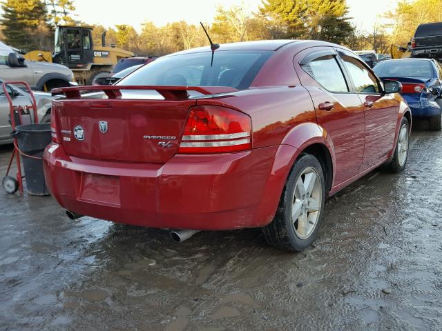 1B3LC76V59N523788 - 2009 DODGE AVENGER R/ RED photo 4