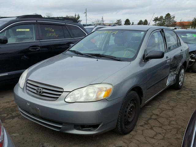 JTDBR32E642048220 - 2004 TOYOTA COROLLA CE GRAY photo 2