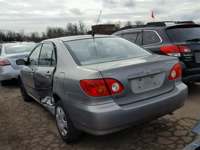 JTDBR32E642048220 - 2004 TOYOTA COROLLA CE GRAY photo 3