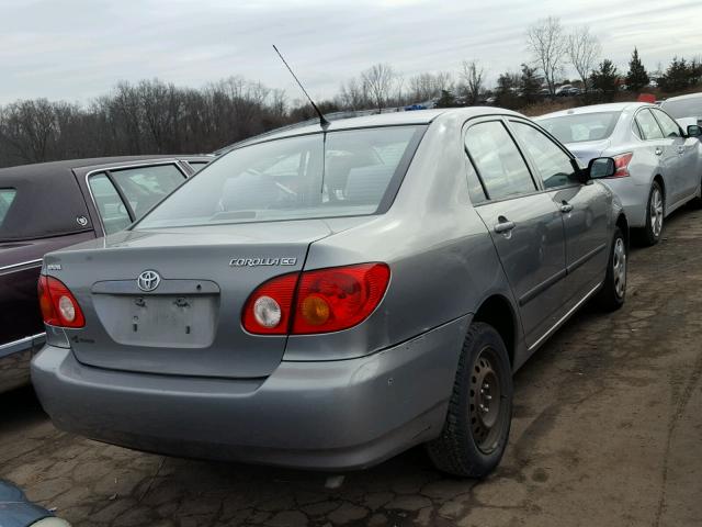 JTDBR32E642048220 - 2004 TOYOTA COROLLA CE GRAY photo 4