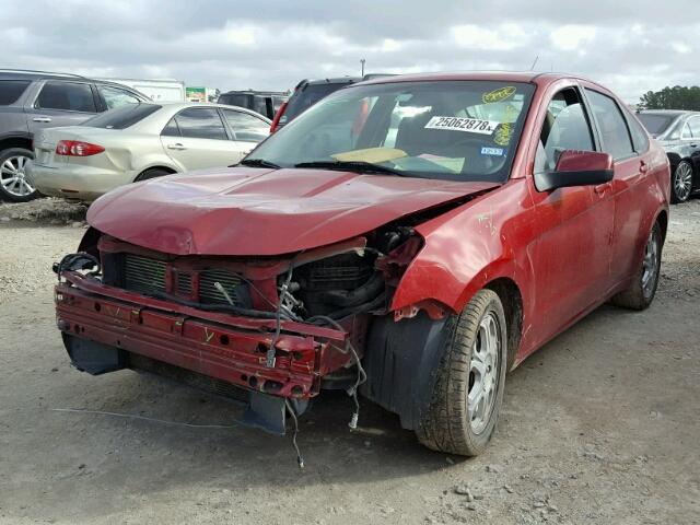 1FAHP36N89W155995 - 2009 FORD FOCUS SES RED photo 2