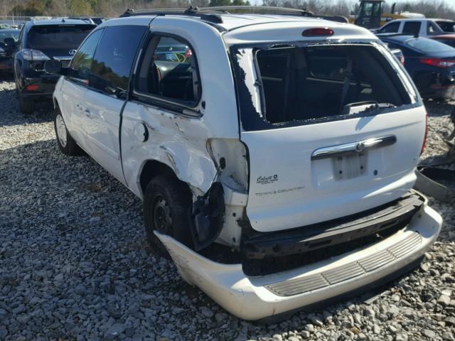 2C4GP44R25R236981 - 2005 CHRYSLER TOWN & COU WHITE photo 3