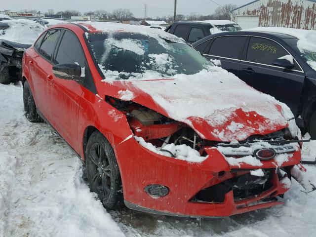 1FADP3F2XEL142570 - 2014 FORD FOCUS SE RED photo 1