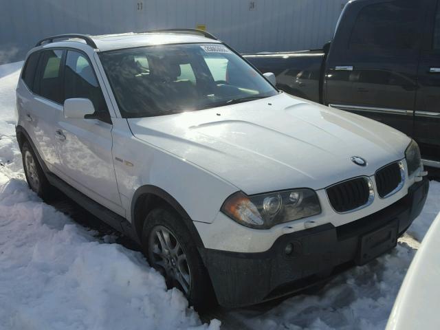 WBXPA73454WB24406 - 2004 BMW X3 2.5I WHITE photo 1