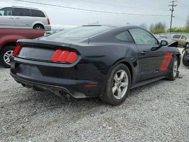 1FA6P8AM6G5322280 - 2016 FORD MUSTANG BLACK photo 4