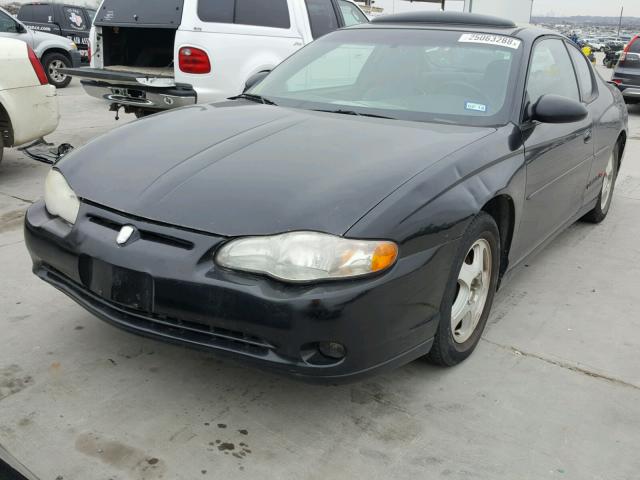 2G1WX15KX19215360 - 2001 CHEVROLET MONTE CARL BLACK photo 2