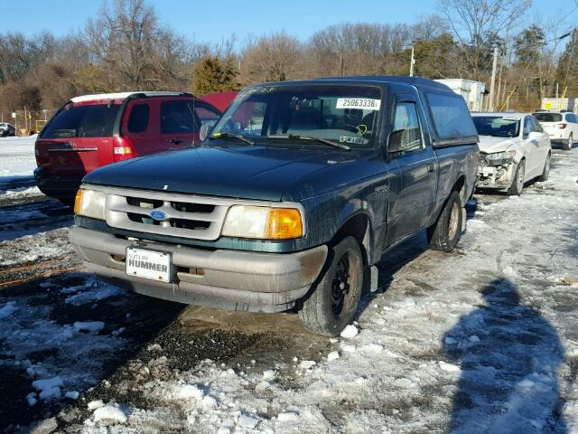 1FTCR10A0TUD56978 - 1996 FORD RANGER GREEN photo 2