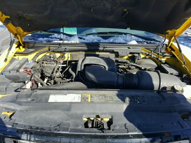 1FTRF07LX2KB69231 - 2002 FORD F150 YELLOW photo 7