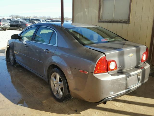 1G1ZA5E02A4124591 - 2010 CHEVROLET MALIBU LS BROWN photo 3