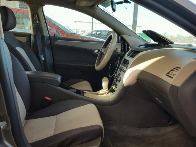 1G1ZA5E02A4124591 - 2010 CHEVROLET MALIBU LS BROWN photo 5