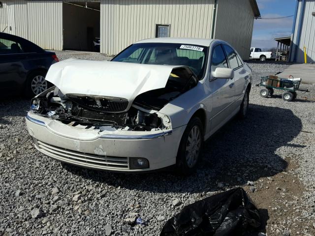 1LNHM86SX5Y625640 - 2005 LINCOLN LS WHITE photo 2