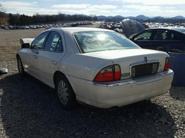 1LNHM86SX5Y625640 - 2005 LINCOLN LS WHITE photo 3