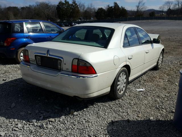 1LNHM86SX5Y625640 - 2005 LINCOLN LS WHITE photo 4
