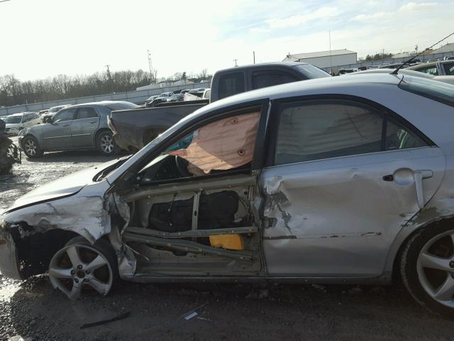 1YVHP80C275M14900 - 2007 MAZDA 6 I SILVER photo 9