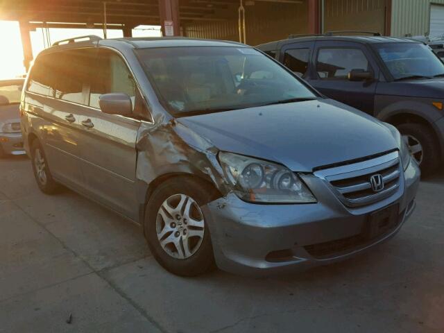 5FNRL38746B094251 - 2006 HONDA ODYSSEY EX SILVER photo 1