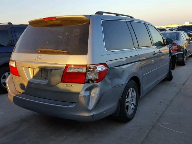 5FNRL38746B094251 - 2006 HONDA ODYSSEY EX SILVER photo 4