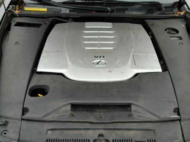 JTHGL46F875002406 - 2007 LEXUS LS 460L BLACK photo 7