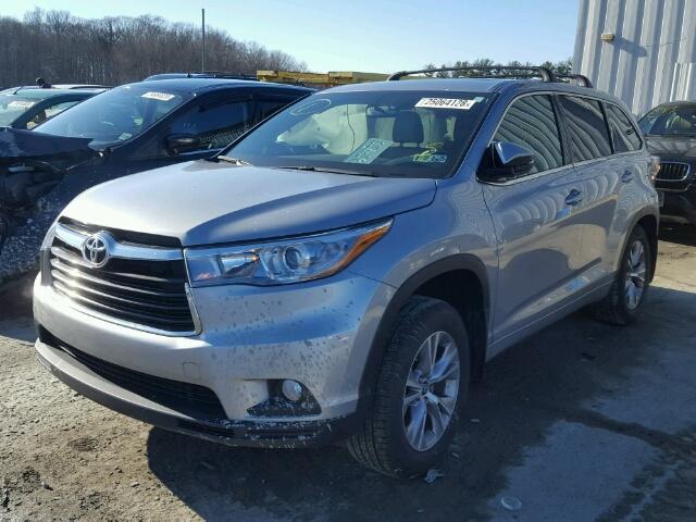 5TDBKRFH4GS271042 - 2016 TOYOTA HIGHLANDER SILVER photo 1