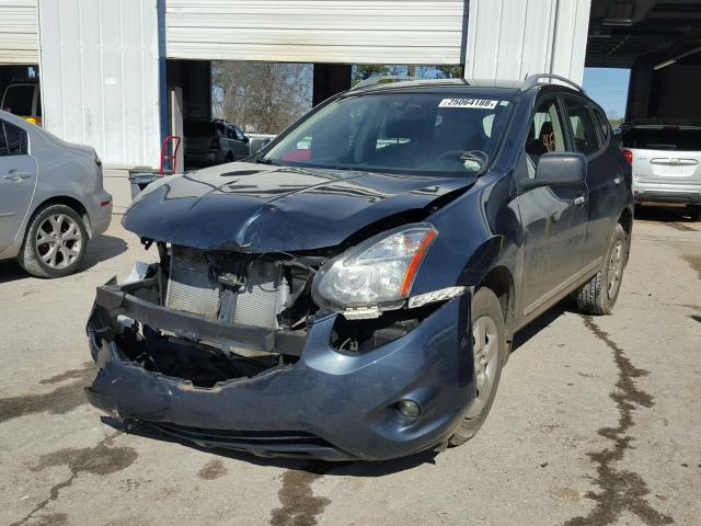 JN8AS5MT6EW624992 - 2014 NISSAN ROGUE SELE BLUE photo 2