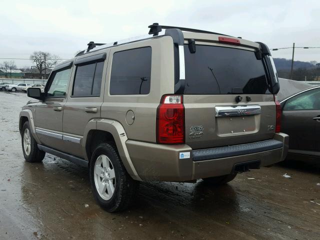 1J8HG58246C257843 - 2006 JEEP COMMANDER GOLD photo 3