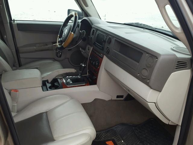 1J8HG58246C257843 - 2006 JEEP COMMANDER ოქროსფერი ფოტო 5
