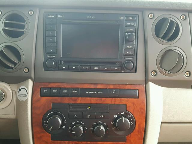 1J8HG58246C257843 - 2006 JEEP COMMANDER ოქროსფერი ფოტო 9
