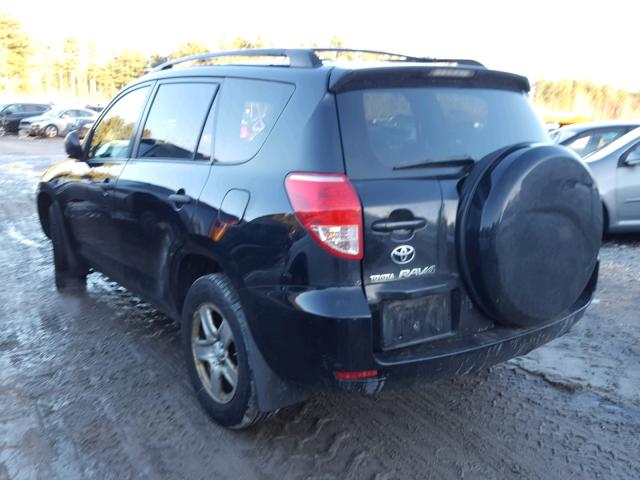 JTMBD33VX76047078 - 2007 TOYOTA RAV4 BLACK photo 3