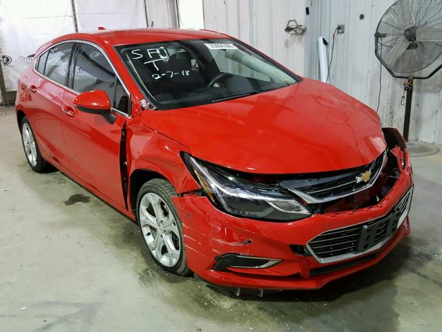 3G1BF6SMXHS530774 - 2017 CHEVROLET CRUZE PREM RED photo 1