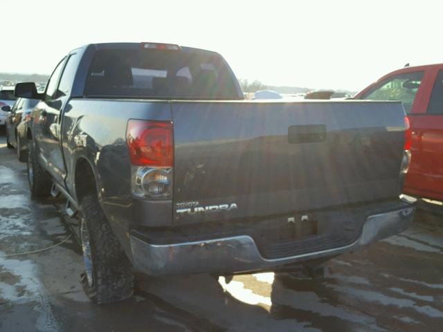 5TFRU541X7X005283 - 2007 TOYOTA TUNDRA DOU GRAY photo 3