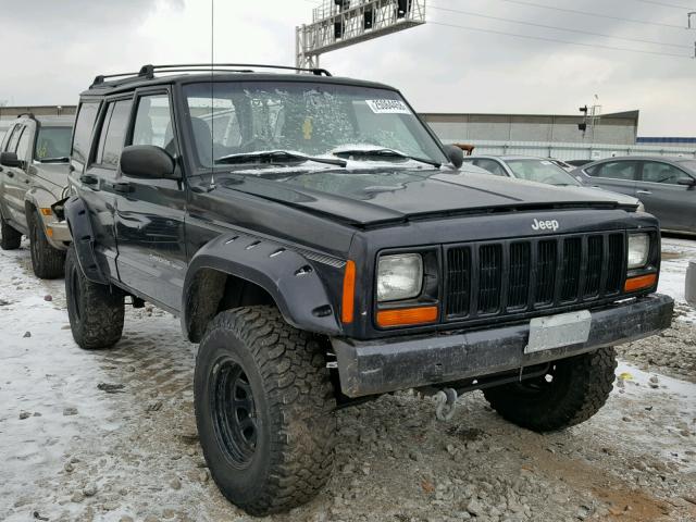 1J4FF68S8XL666267 - 1999 JEEP CHEROKEE S BLACK photo 1