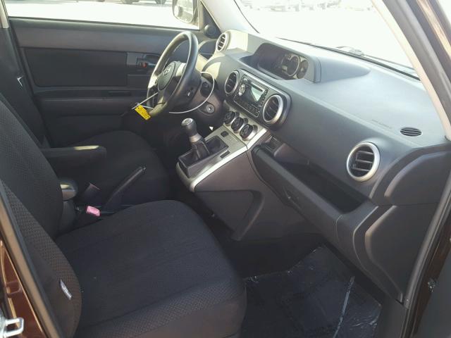 JTLKE50E391090338 - 2009 TOYOTA SCION XB 栗色 照片 5