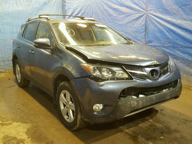 JTMRFREV9DD028053 - 2013 TOYOTA RAV4 XLE BLUE photo 1