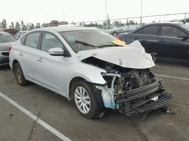 3N1AB7AP4HY278522 - 2017 NISSAN SENTRA S SILVER photo 1