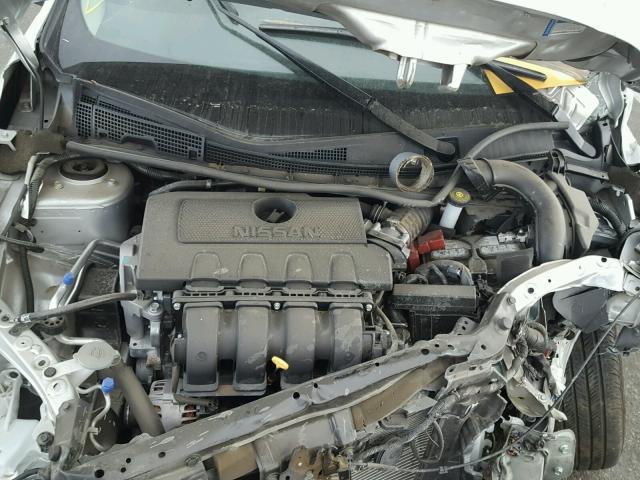 3N1AB7AP4HY278522 - 2017 NISSAN SENTRA S SILVER photo 7