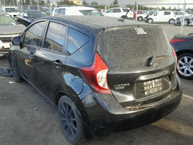 3N1CE2CP7EL363038 - 2014 NISSAN VERSA NOTE BLACK photo 3