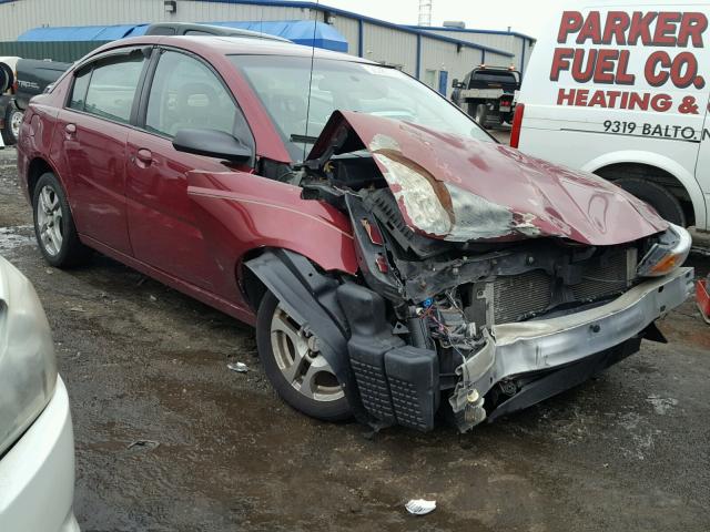 1G8AZ52F54Z175087 - 2004 SATURN ION LEVEL RED photo 1