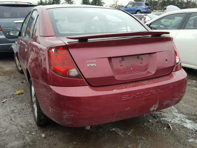 1G8AZ52F54Z175087 - 2004 SATURN ION LEVEL RED photo 3